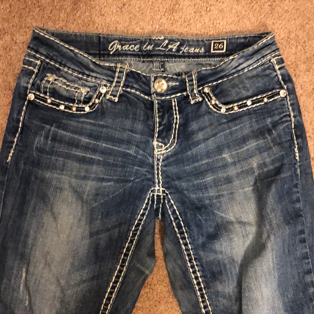 Grace in LA Designer Capri Jeans